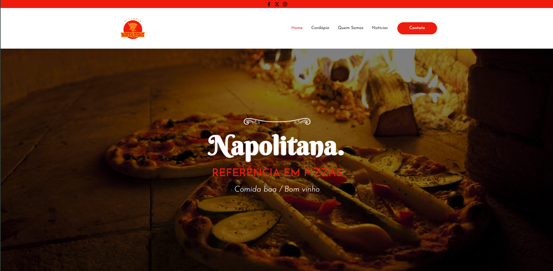 Mockup de site desenvolvido pela Paschoal Colombini